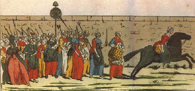 Poor women of Paris marched on Versailles