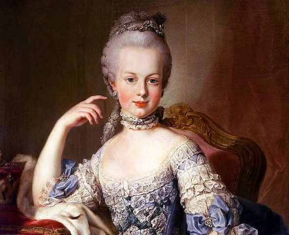 Marie Antoinette gets beheaded