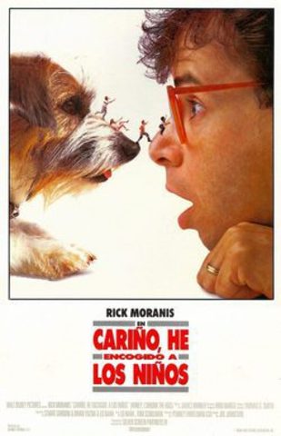 La pelicula "Cariño, he encogido a los niños"