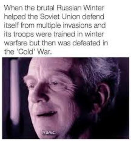 Soviet Union dissolves