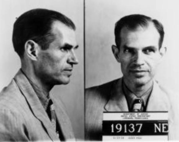Alger Hiss is sentenced to prison for five years, but is released after 44 months of staying imprisoned.