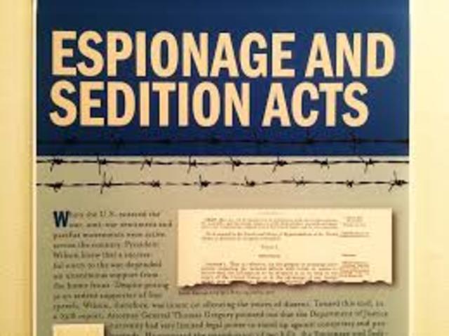 Espionage and Sedition Acts