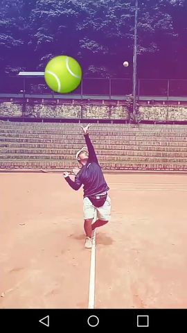 I learned to play tennis