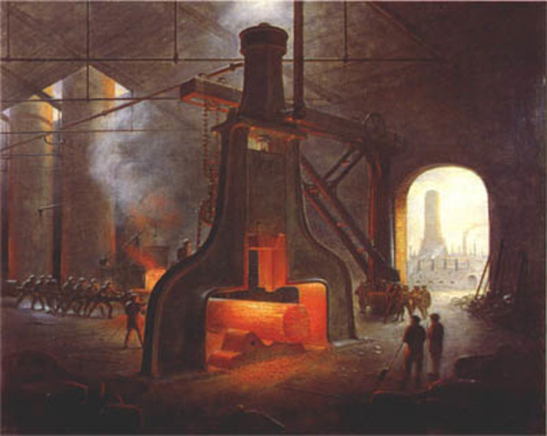 El primer martillo de vapor