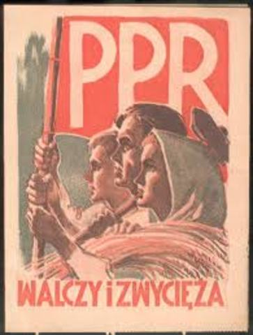 PIERWSZY SEKRETARZ PPR: Władysław Gomułka