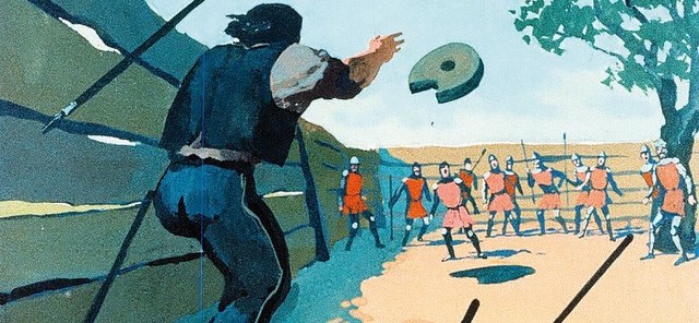 "repül a nehéz kő...."