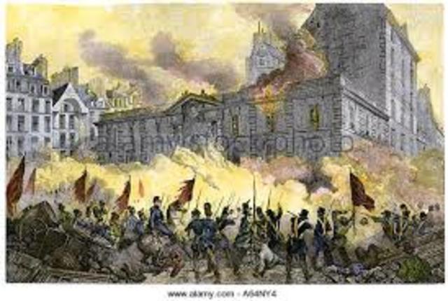 Paris mob invades Tuileries palace