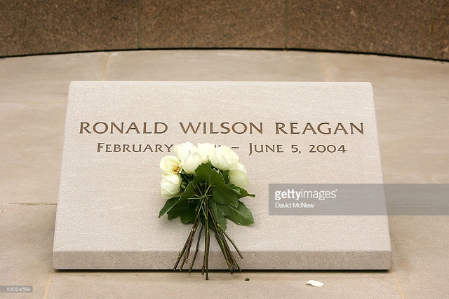 Former President Reagan dies