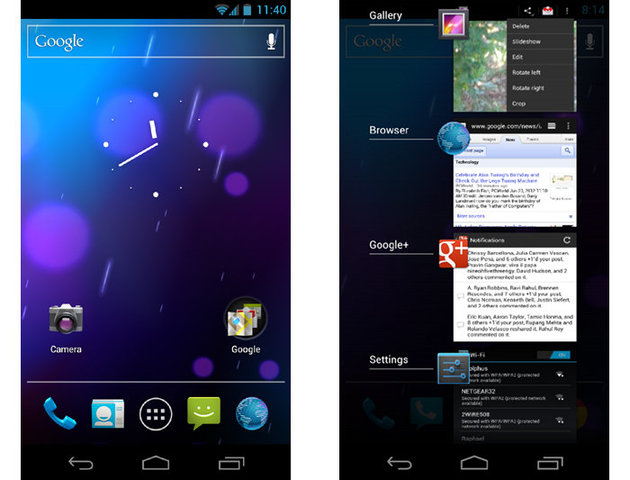 Android Ice Cream Sandwich (version 4.0)