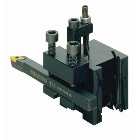 Torno con portaherramientas