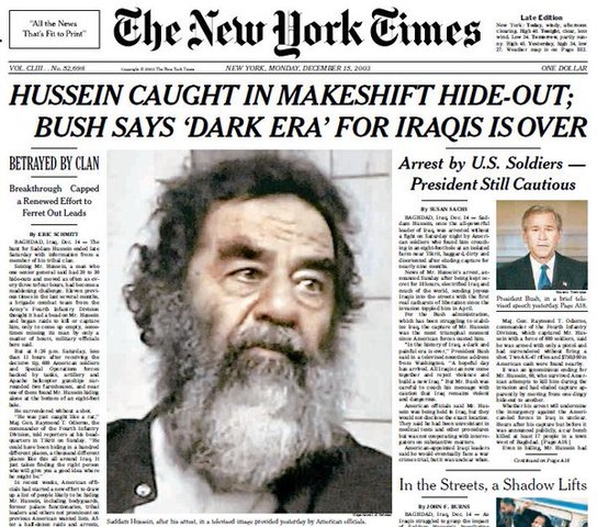 Capture of Saddam Hussein