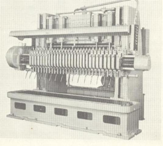 taladora de husillos múltiples