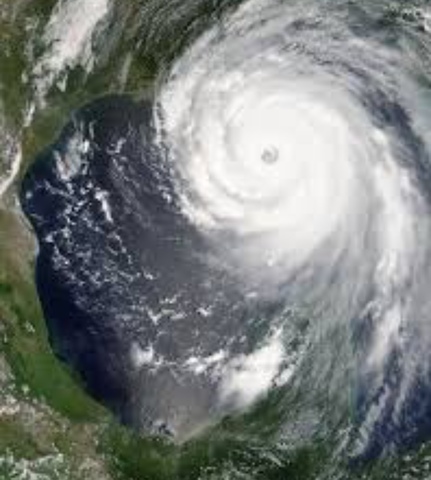 Hurricane Katrina hits New Orleans