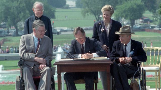 Signing of the Americans With Disabilities Act