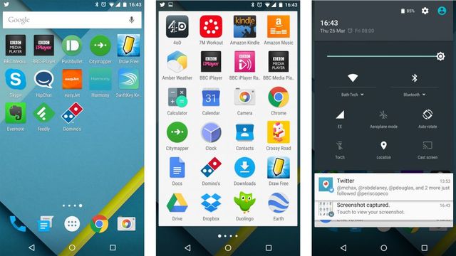 Android Lollipop (version 5.0)