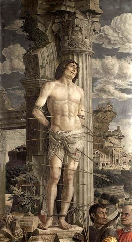 St. Sebastian by Andrea Mantegna