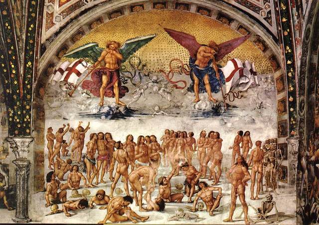 Resurrection of the Flesh by Luca Signorelli
