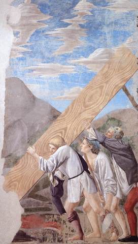 Burial of the Holy Wood by Piero della Francesca