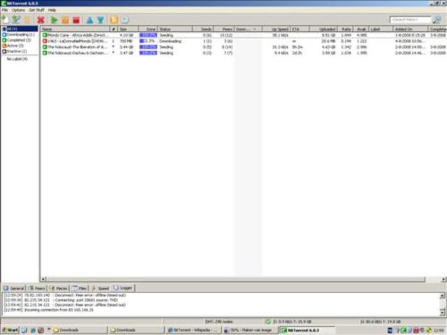 La compañía redujo la velocidad de transmisión de los archivos de BitTorrent