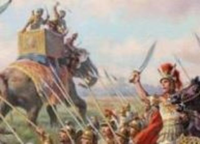 Η μάχη στον Υδάσπη ποταμό