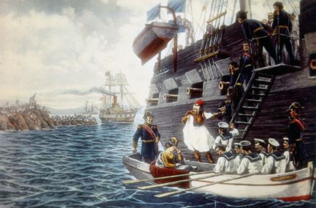 Ο Όθωνας φεύγει από την Ελλάδα.