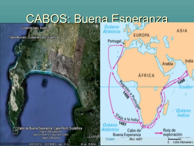 Bartolomé Diaz logró doblar el Cabo de Buena Esperanza