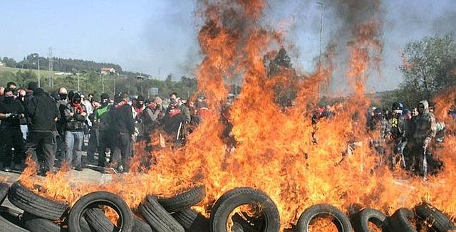 Huelga minera de Asturias