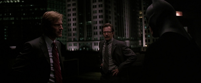 Lau Skips Gotham, Batman Jim and Dent meet rooftop