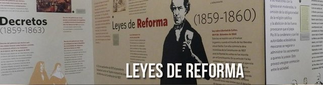 Leyes de Reforma 1859-1860: