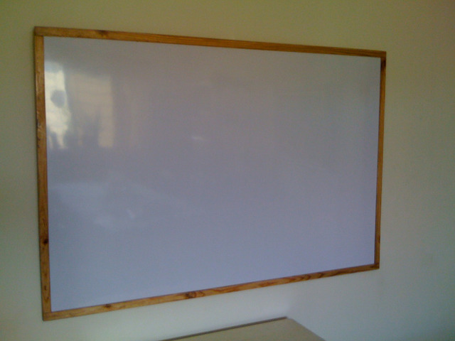 Creación de la pizarra blanca.