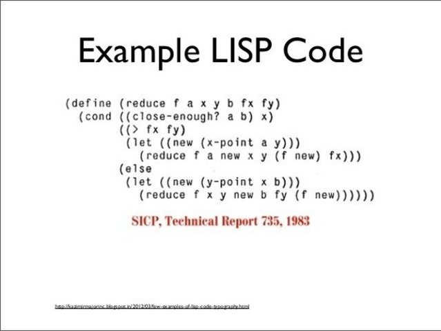 Lenguaje De Programación Lisp.