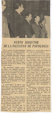 El Colegio de Psicología se consolida