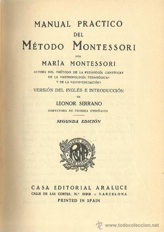 Manual práctico de Montessori