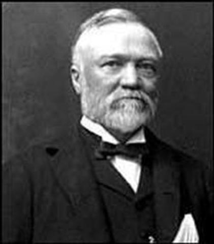 Andrew Carnegie became the first person to mass produce steel