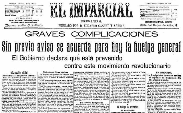La vaga general del 1917