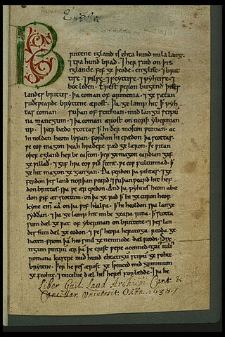 The Anglo-Saxon Chronicle