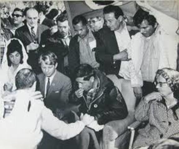 Cesar Chavez ends hunger strike