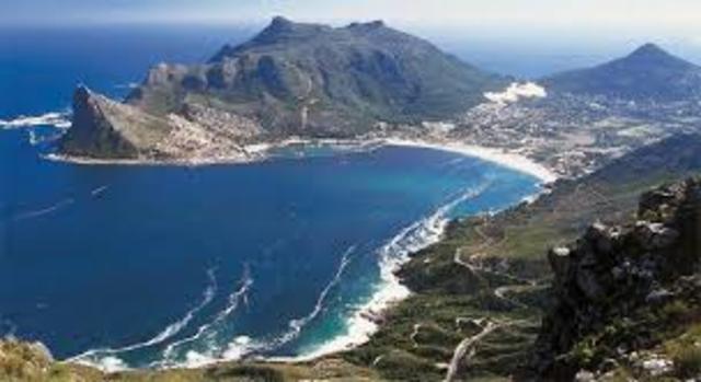 Bartolomé Días logró doblar el Cabo de Buena Esperanza.