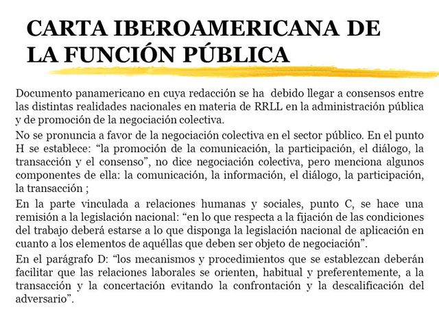 Carta Iberoamericana de la Función Pública