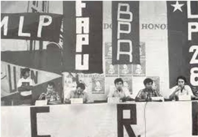 Surgimiento de la Resistencia Nacional y Fuerzas Armadas