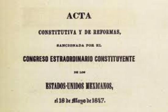 Acta Constitutiva y de Reforma