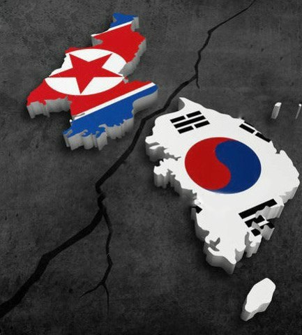 There was hostilely between North Korea and South Korea