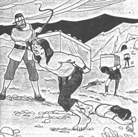 Incursión en busca de esclavos.