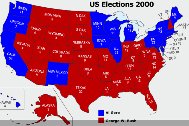 Bush/Gore race