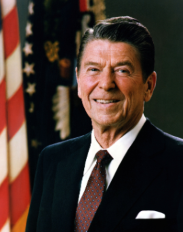 Former President Reagan dies