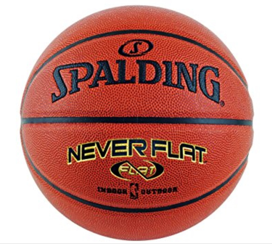 Spalding NEVERFLAT basketball is invented