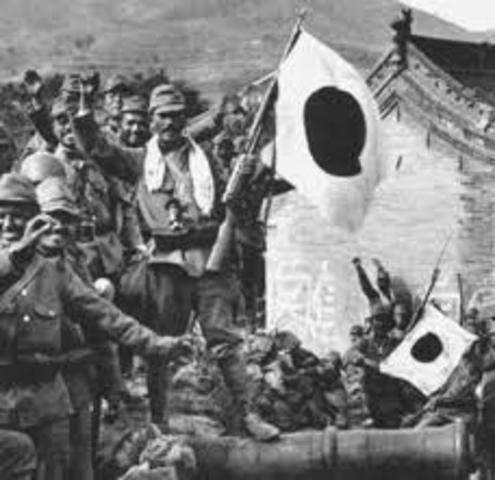 The Japanese invasion of China
