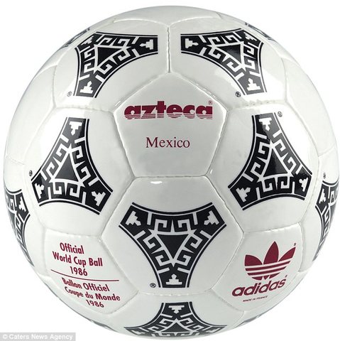The ball that was used in the 1986 world cups in Mexico