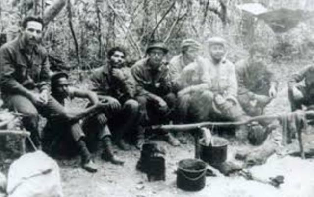 guerrilleros se concentran en las zonas de mayor elevación en nuestro país