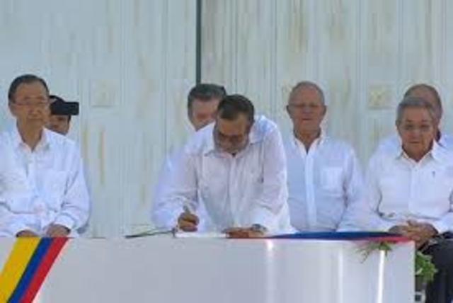 firmó el acuerdo de Ciudad de México, donde se dieron por finalizadas las negociaciones